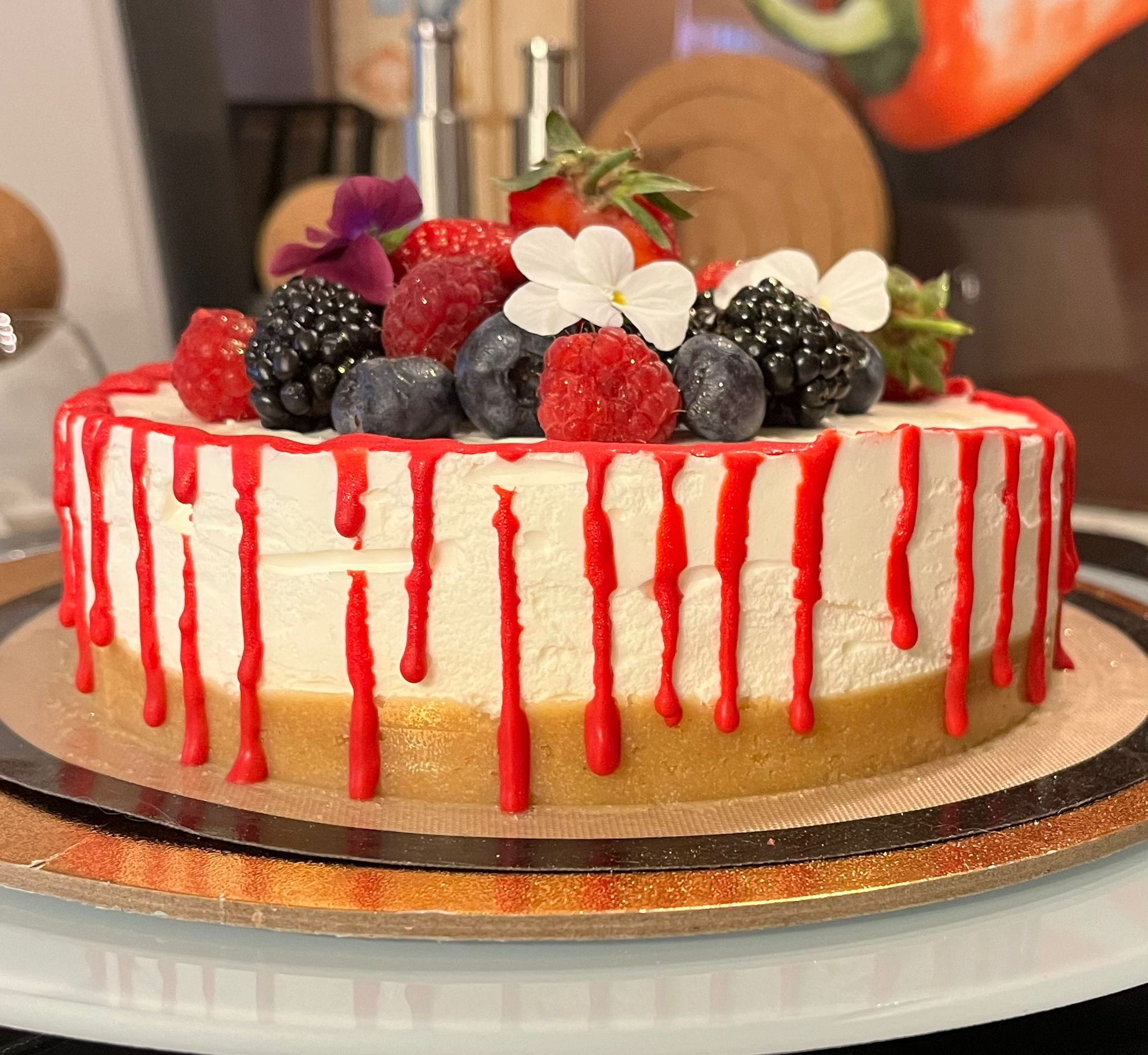 Cheesecake ai frutti di bosco e yogurt