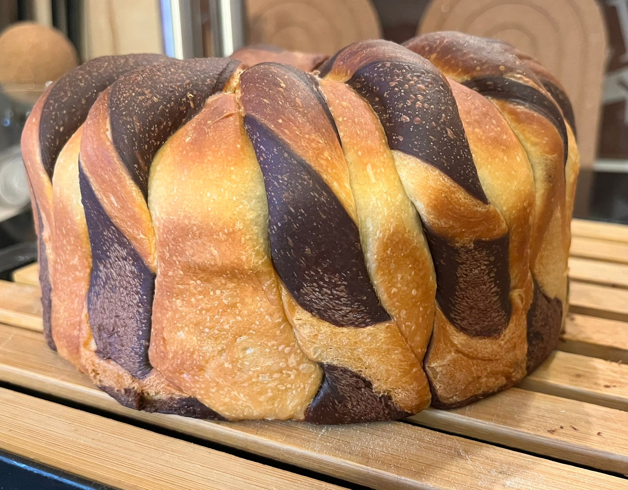 Pan Brioche con cacao e Nutella